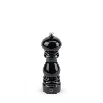 Peugeot Paris Μύλος αλατιού 18 cm ξύλο οξιάς μαύρο βερνικωμένο