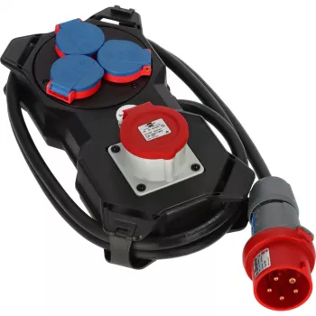 Brennenstuhl Power Station CEE 400V/16A, 3x230V/16A, καλώδιο 2m, IP44, 6 πρίζες