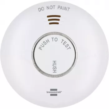 Brennenstuhl Connect WiFi RM A 3020 έξυπνος ανιχνευτής καπνού με έλεγχο μέσω app, με μπαταρία, 120 mm x 36 mm, λευκό