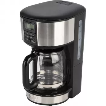Russell Hobbs Buckingham 20680-56 Ημιαυτόματη Καφετιέρα Φίλτρου, 1,25 l, 1000 W, Μαύρο/Ασημί