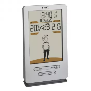 TFA WEATHER JACK 35.1166.54 Ασύρματος Μετεωρολογικός Σταθμός με Πρόβλεψη 12-24 Ωρών