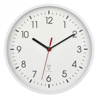 TFA Dostmann 60.3550.02 Ασύρματο Ρολόι Τοίχου 24,5 cm x 4,2 cm Λευκό