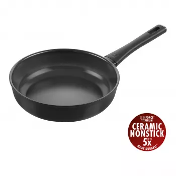 ZWILLING Madura Plus 24 cm Τηγάνι Σοτέ, Μαύρο, Αλουμίνιο