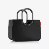Reisenthel Loopshopper L τσάντα αγορών μαύρη 25L λαβές αλουμινίου