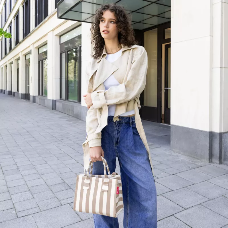 Reisenthel dailyshopper XS summerstripes coffee τσάντα αγορών
