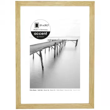 NIELSEN DESIGN Nielsen 6721006 κορνίζα με κλιπ A4 21x29,7 cm διαφανές γυαλί MDF