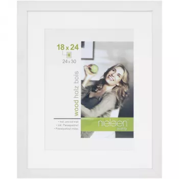 Nielsen Apollon Ξύλινη Κορνίζα 24x30 cm, Λευκή 8988007