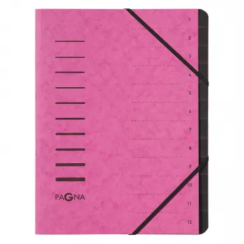 PAGNA 40059-34 A4 Ροζ Θήκη Εγγράφων με Λάστιχο 320x245x5 mm