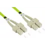 GoodConnections LW-802SC5 Καλώδιο Patch Οπτικής Ίνας 2 m LSZH OM5 SC/SC Duplex Πράσινο