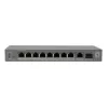 LevelOne PoE+ Switch 8xGE PoE/1xGE/1xSFP 120W Unmanaged Πλαστικό