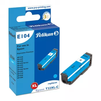 Pelikan E104 Συμβατό δοχείο μελανιού Κυανό High Yield (XL) για Epson XP-530 XP-540 XP-630 XP-635 XP-640 XP-645 XP-710 XP-830 XP-900