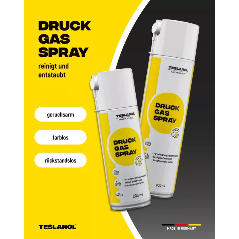 Teslanol σπρέι πεπιεσμένου αέρα 400ml για ηλεκτρονικά