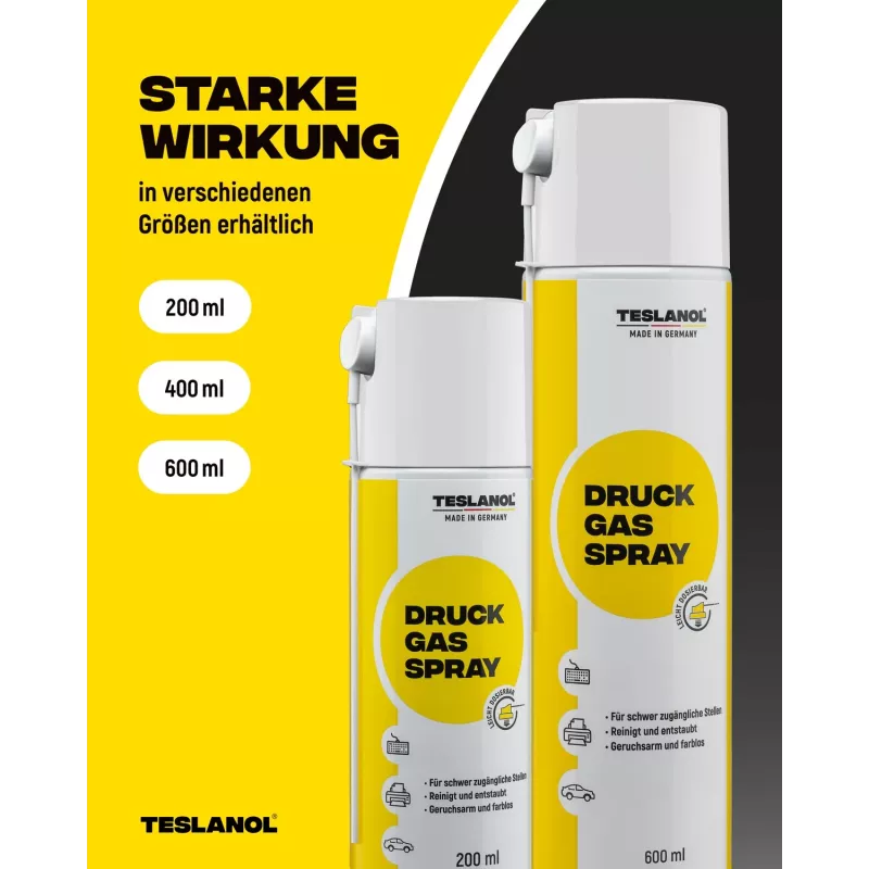 Teslanol σπρέι πεπιεσμένου αέρα 400ml για ηλεκτρονικά