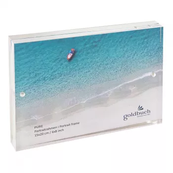 Goldbuch Pure ακρυλική κορνίζα 15x20 cm διαφανής ορθογώνια κάθετη