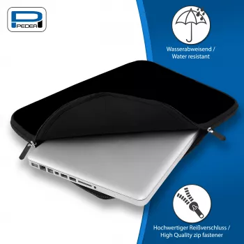 PEDEA θήκη notebook 14,1 ιντσών (35,8 cm), μαύρο