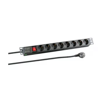 EFB Electronics πολύπριζο (rackmount) - είσοδος CEE 7/7 - έξοδοι: 8 x CEE 7/3