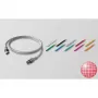 EasyLan PushPull IP20 καλώδιο patch Cat. 6A DualBoot 1m γκρι