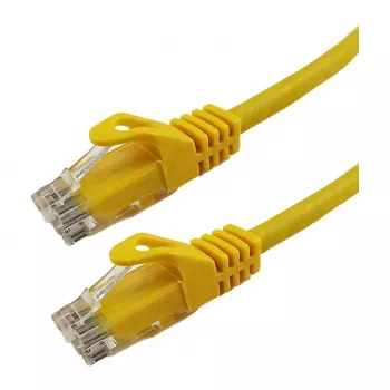 Grafenthal Καλώδιο Patch Cat6a U/UTP CU LSZH 0,25m Κίτρινο