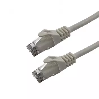 Grafenthal Καλώδιο patch CAT6 S/FTP CU 0,5m γκρι LSZH Snagless RJ45
