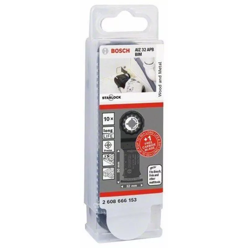 Bosch Starlock AIZ 32 APB + AIZ 32 APIT σετ λεπίδων πολυεργαλείου, 11 τεμ.