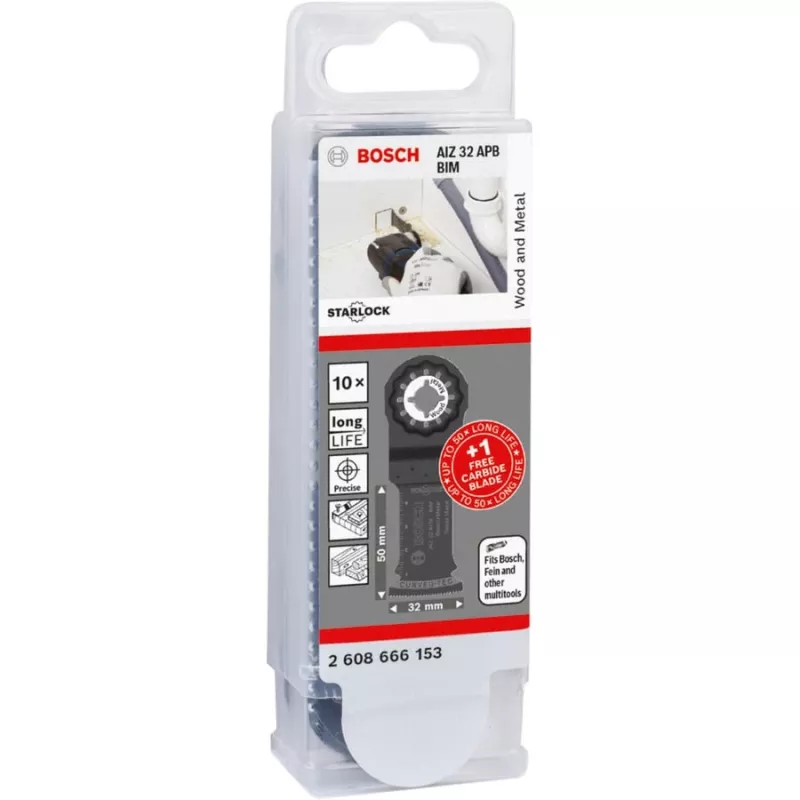 Bosch Starlock AIZ 32 APB + AIZ 32 APIT σετ λεπίδων πολυεργαλείου, 11 τεμ.