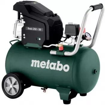 Metabo Basic 250-50 κομπρεσέρ 230V 50L 8bar 110L/min με λίπανση λαδιού