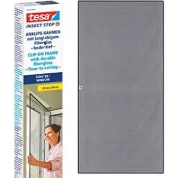 Tesa Insect Stop Clip On 55360 δάπεδο έως οροφή 2,4x1,2m ανθρακί