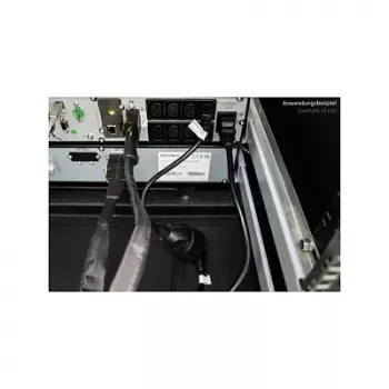 Kabelmeister καλώδιο τροφοδοσίας C14 σε υποδοχή Schuko μαύρο 1m