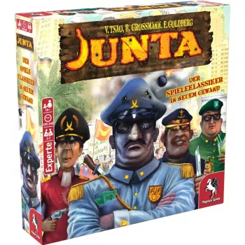 Pegasus Spiele Junta Επιτραπέζιο παιχνίδι - Στρατηγική, μπλόφα, διαπραγμάτευση - από 16 ετών - 4-7 παίκτες - 120-240 λεπτά