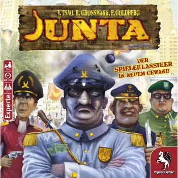 Pegasus Spiele Junta Επιτραπέζιο παιχνίδι - Στρατηγική, μπλόφα, διαπραγμάτευση - από 16 ετών - 4-7 παίκτες - 120-240 λεπτά
