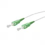 METZ CONNECT Καλώδιο οπτικών ινών OpDAT SC APC σε SC APC OS2 Singlemode Simplex 2,0 m Λευκό