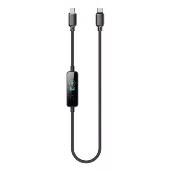 4smarts ScreenCord 240W Καλώδιο USB-C σε USB-C 1,2m Μαύρο