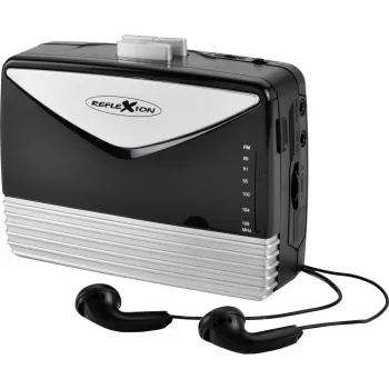 REFLEXION WMR01BK Ραδιόφωνο DAB+ & FM με Bluetooth, USB, AUX, έξοδο ακουστικών, οθόνη LCD, Dual-Alarm, Μαύρο