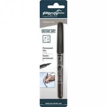 PICA-MARKER Pica Μόνιμο στυλό, 0,7 mm Μαύρο, Ατομική συσκευασία