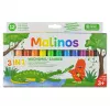 Malinos Κηρομπογιές Magic Drawing 12 Χρώματα 3+