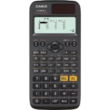 Casio FX-85DE X ClassWiz επιστημονικός υπολογιστής τσέπης μαύρο με σκληρή θήκη