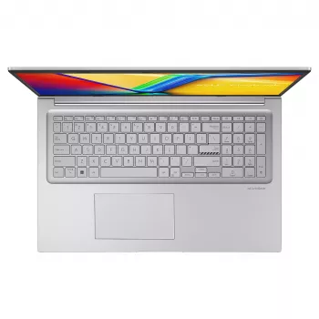 ASUS Vivobook 17 X1704VA-AU866 Laptop, 17,3 inch, Intel Core i7-1355U, 8GB DDR4, 512GB SSD, χωρίς λειτουργικό σύστημα, πληκτρολόγιο QWERTZ (DE), Cool Silver