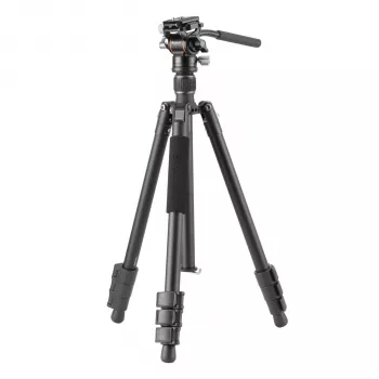 Vanguard VESTA GO 234AV10 Ταξιδιωτικό τρίποδο, Αλουμίνιο, Μαύρο