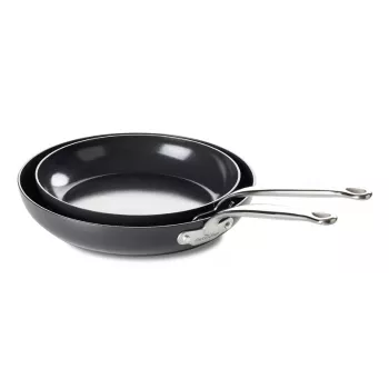 GreenPan Barcelona Pro Σετ 2 Τηγανιών 20+28 cm Μαύρο