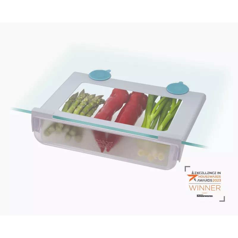 Joseph Joseph FridgeStore Clear Συρτάρι αποθήκευσης κάτω από το ράφι
