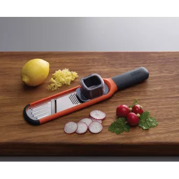 Joseph Joseph Handi-Grate 2-in-1 μίνι τρίφτης & κόφτης - πορτοκαλί - ανοξείδωτο χάλυβα