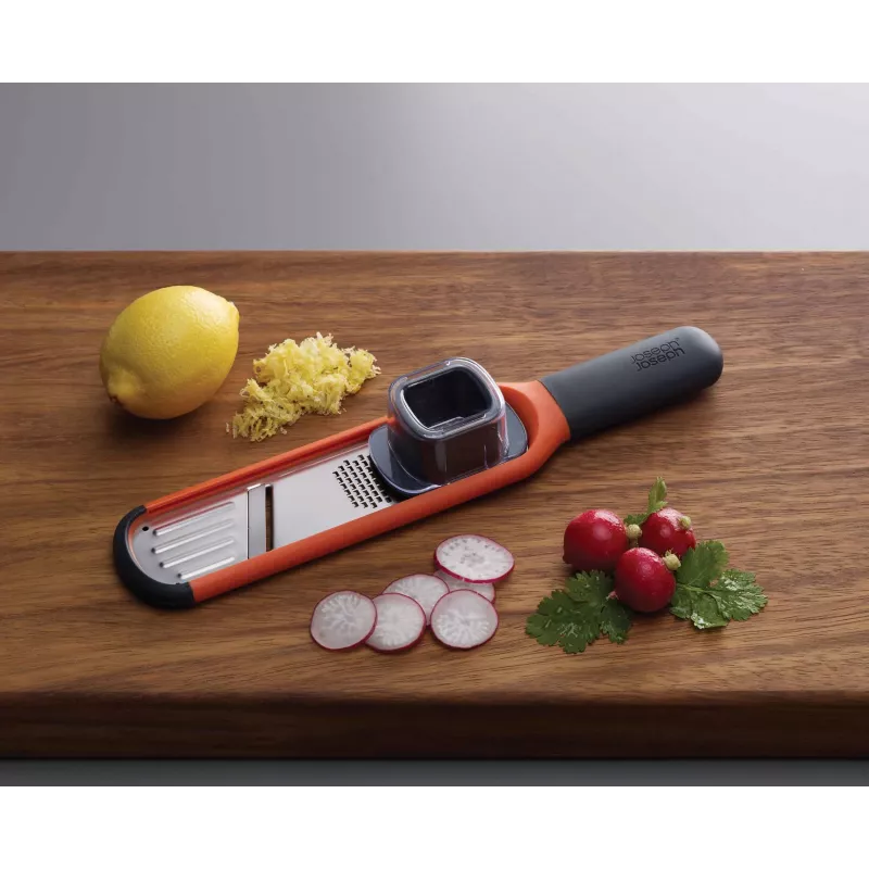 Joseph Joseph Handi-Grate 2-in-1 μίνι τρίφτης & κόφτης - πορτοκαλί - ανοξείδωτο χάλυβα