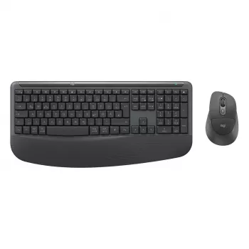 Logitech MK880 For Business ασύρματο σετ πληκτρολογίου και ποντικιού - γραφίτης - ελβετικό γαλλικό layout