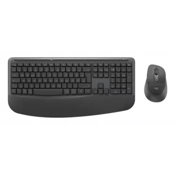 Logitech MK880 For Business ασύρματο σετ πληκτρολογίου και ποντικιού - γραφίτης - ελβετικό γαλλικό layout