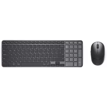 Dell Pro 7 επαναφορτιζόμενο συμπαγές σετ πληκτρολογίου και ποντικιού - KM746 - μαύρο - γερμανικό layout