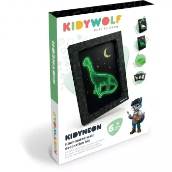 KIDYWOLF φωτιζόμενο σετ διακόσμησης τοίχου 3 τεμ. δεινόσαυρος