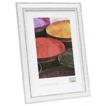 DEKNUDT S221H3 ξύλινη κορνίζα 10x15 cm μαύρη με λευκό passepartout