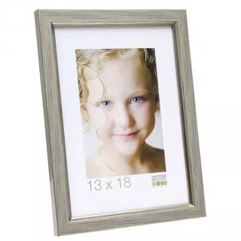 Deknudt S46AD1 Κορνίζα 13x18 cm Ασημί Πλαστική Ορθογώνια
