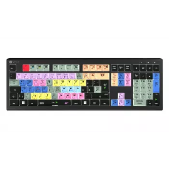 Logickeyboard LKB-EDIUS-A2PC-DE Full Size (100%) πληκτρολόγιο USB Scissor-Switch QWERTZ μαύρο