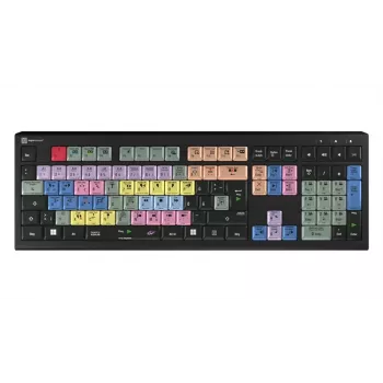 Logickeyboard LKB-EDIUS-A2PC-DE Full Size (100%) πληκτρολόγιο USB Scissor-Switch QWERTZ μαύρο